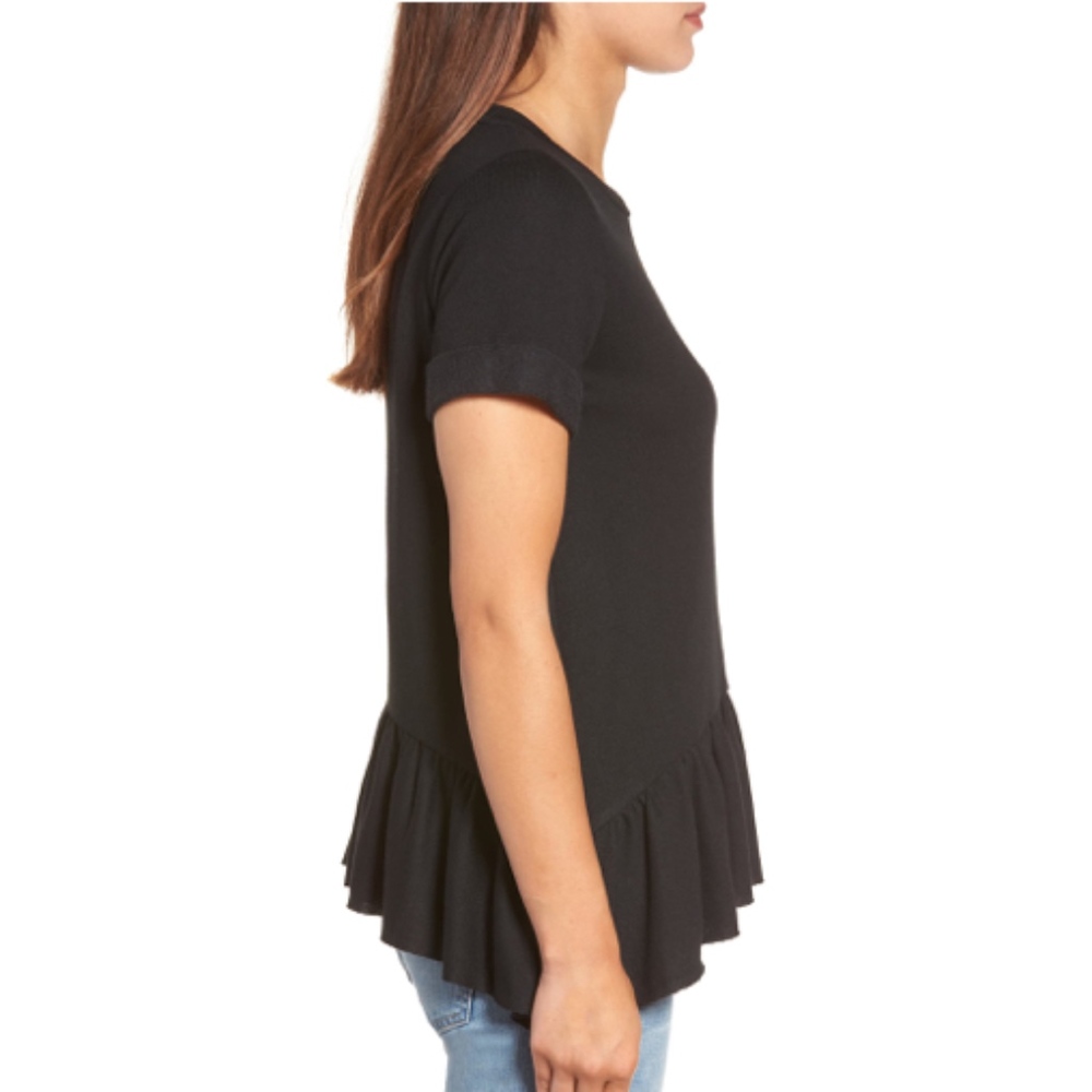 Gibson Ruffle Hem Sweatshirt - Picture 3 of 7